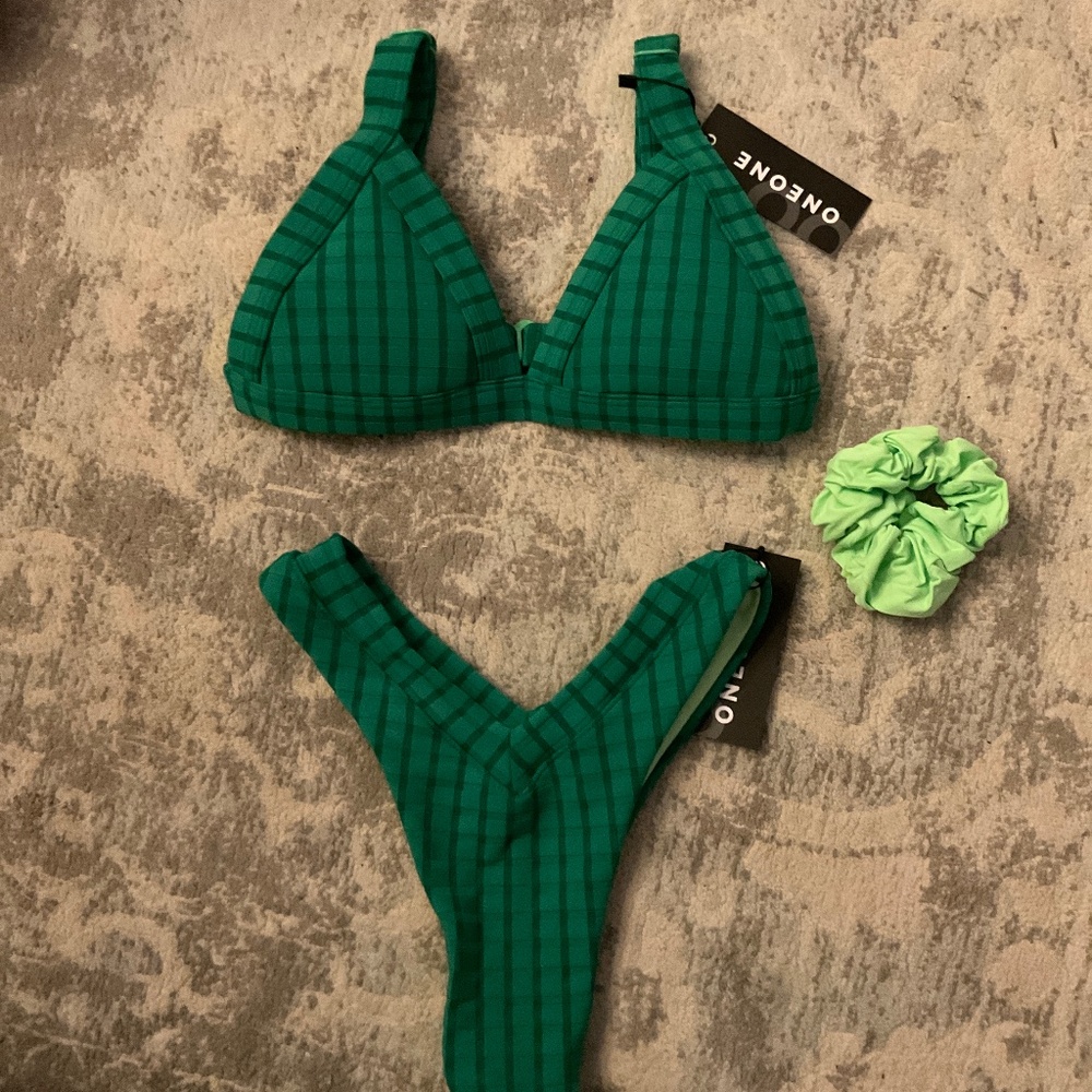 One swim Kameron Top and Jesse bottom pine